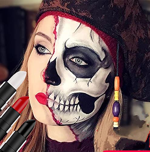 Go Ho Black Face Paint Stick - Blendable Makeup for SFX & Cosplay