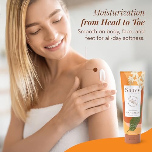 Saavy Naturals Deeply Hydrating Body Cream - Shea Butter & Sweet Orange