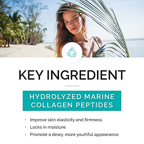 VITAMINS AND SEA BEAUTY Plumping Facial Elixir with Marine Collagen & Peptides - 4 fl oz