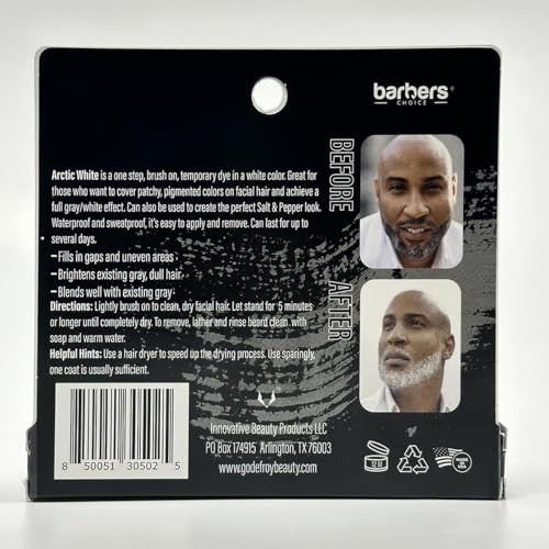 Godefroy Barbers Choice Beard & Mustache Color - Arctic White