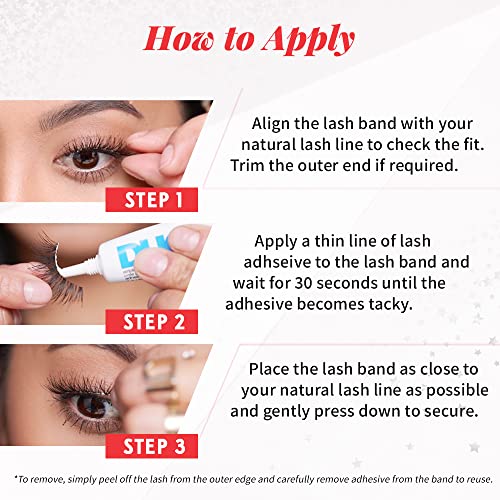 Ardell Wispies False Eyelashes 113, Natural Wispy Strip Lashes, 5 Pairs