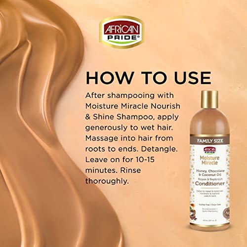 African Pride Moisture Miracle Conditioner for Coils & Curls