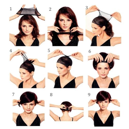 BERON Brown Mixed Wig Short Curly Hair for Daily Cosplay & Parties
