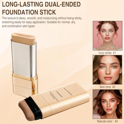 Luminous Dual-Ended Concealer Foundation Stick - #01 Ivory White
