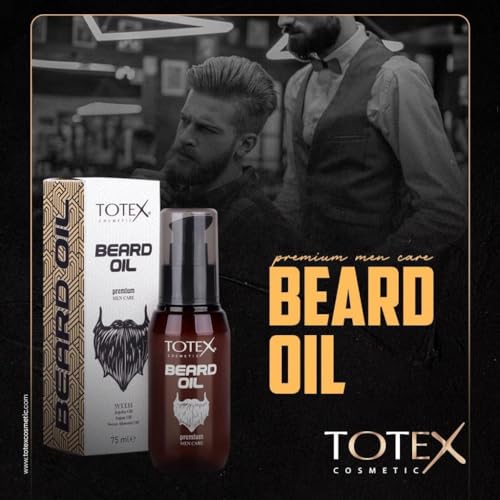 Totex Premium Beard & Mustache Oil – Anti-Dandruff Moisturizing Serum 75ml
