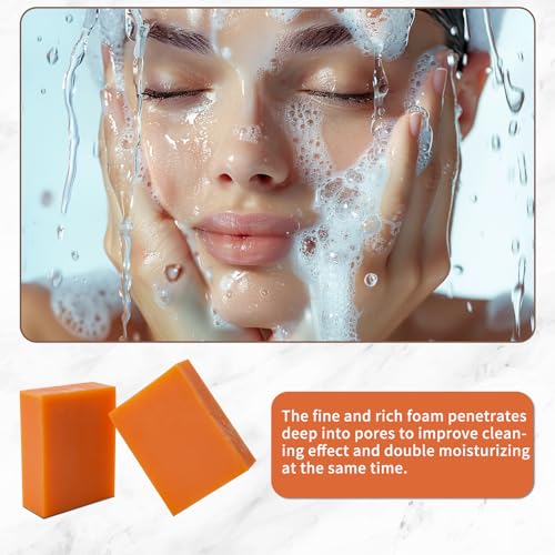 EUQEE Kojic Acid Soap Bars - 5 oz, Double Acid Formula for Dark Spots