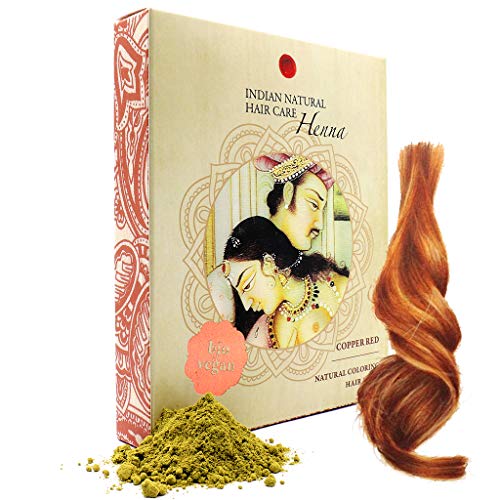 Organic Henna Powder - Pure Red Hair Dye & Scalp Treatment (7 oz)