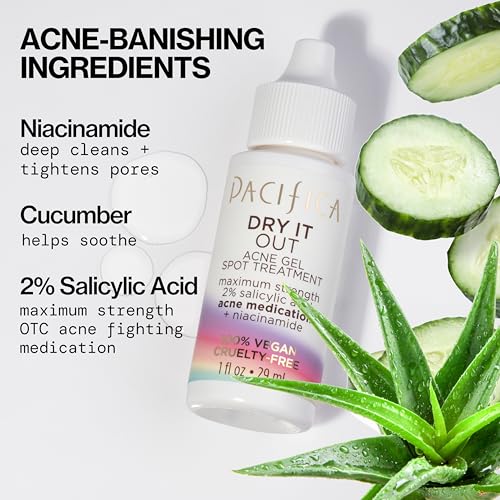 Pacifica Acne Spot Treatment Gel with 2% Salicylic Acid - Overnight Blemish Control