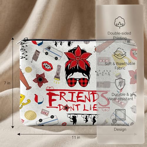 Red Stranger Things Makeup Bag - Travel Pouch for Women, CLHHM