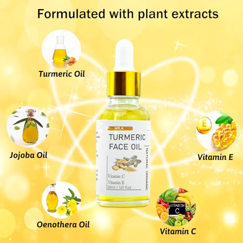 MR.A Turmeric Face Oil with Vitamin C - 1 FL OZ Moisturizer