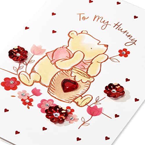 Papyrus Winnie the Pooh Romantic Valentine's Day Card
