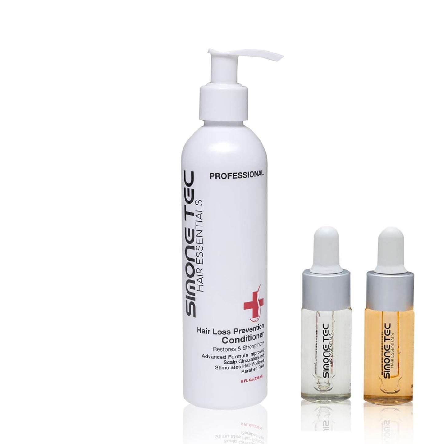 Simone Tec Prevention Hair Loss Conditioner 8Fl Oz | Restore and Strengthen Formula, Scalp Circulation Stimulator | Dx2-Dixidox Phase 1 and DNA-Pollen Phase 2 10ml Promo Included
