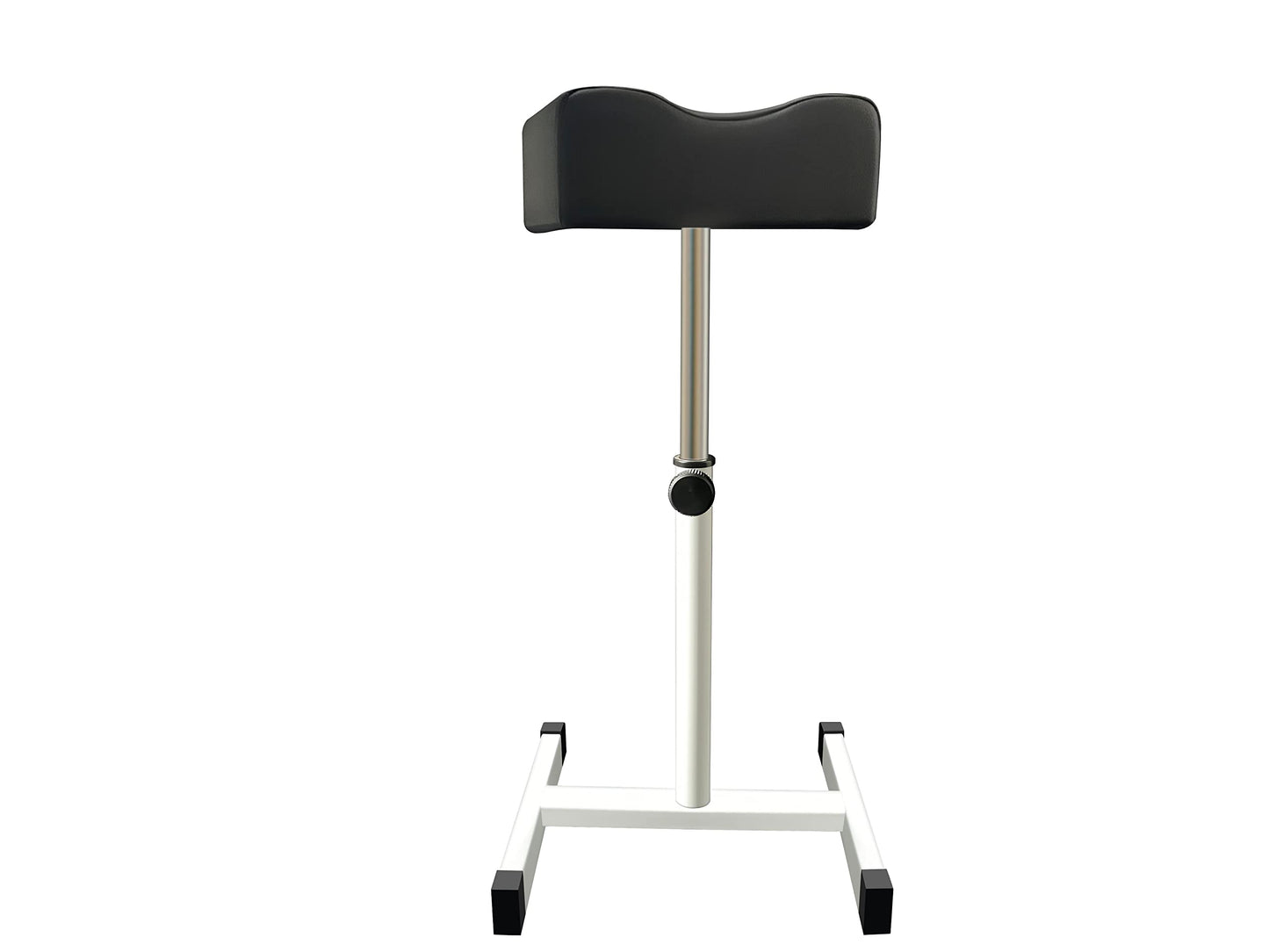 CHAOEEMY Pedicure Foot Rest,Adjustable Height Pedicure Stool,Pedicure Stand for Home Salon,Tattoo,Nail Tech(Black)