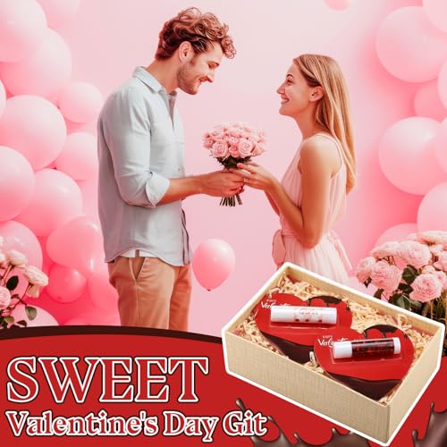 Siifert Classic Love 30 Pack Valentine Lip Balms - Heart-Shaped Lip Care Gifts