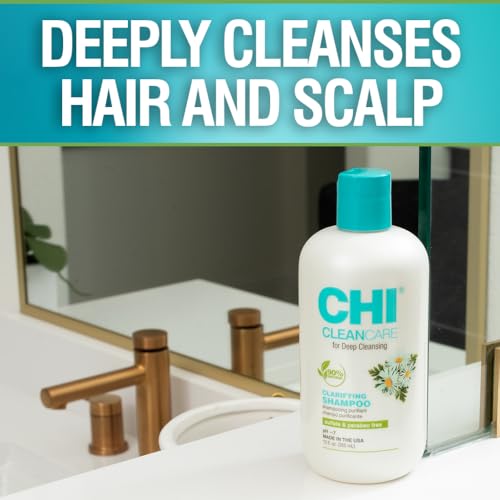 CHI CleanCare Clarifying Shampoo 12 Fl Oz - Deep Cleansing & Moisturizing