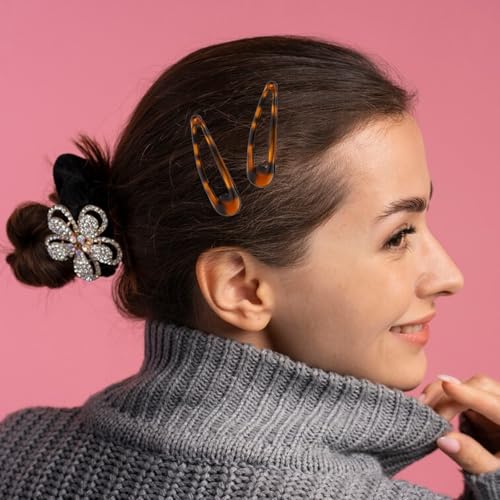 Giantree 16 Pcs Tortoise Hair Clips Set for Women & Girls