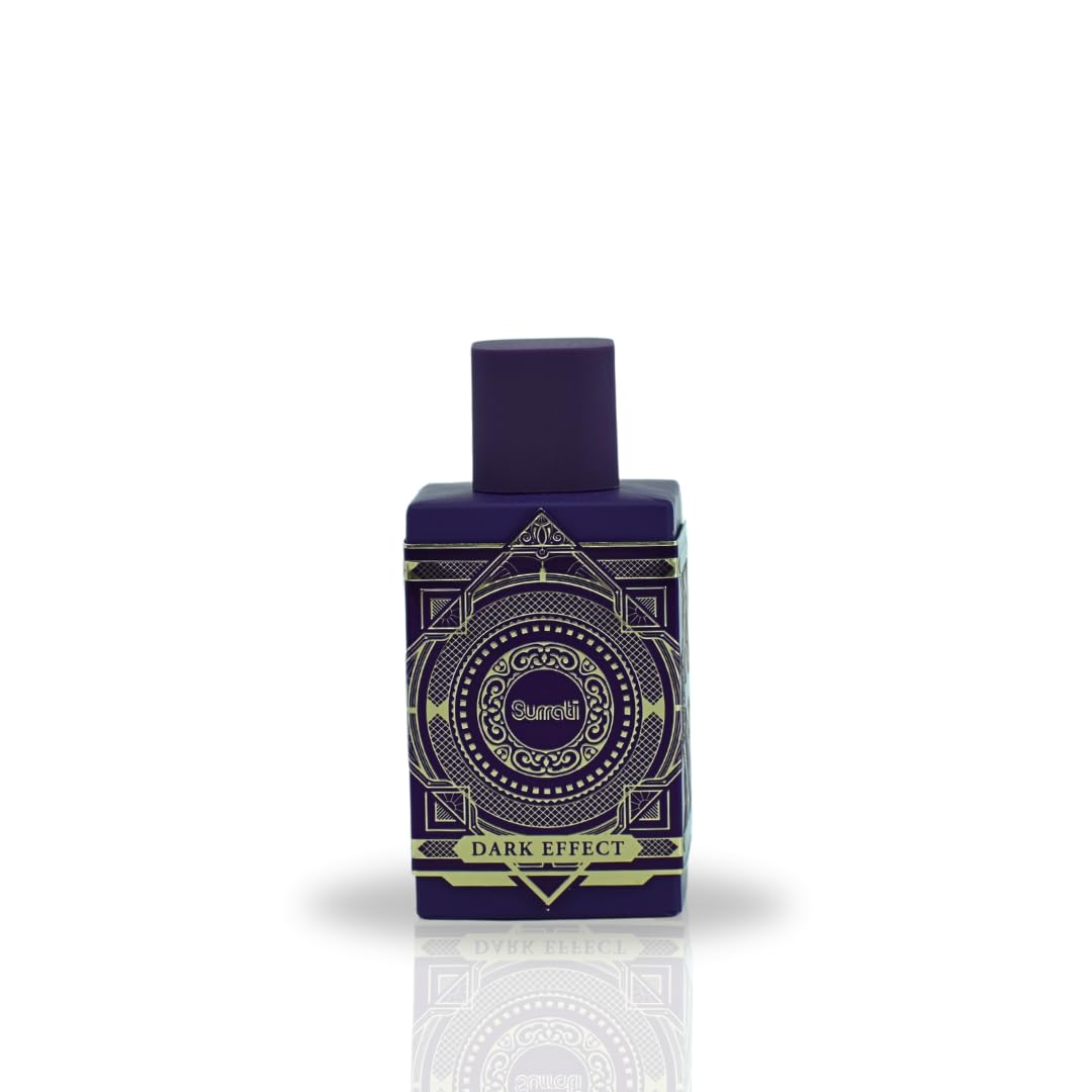 Surrati Dark Effect Arabian Perfume - Exotic Eau de Parfum Spray 100ML | Bergamot, Amber & Musky Notes for All-Day Freshness