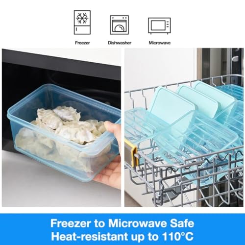 LocknLock 1.65L Airtight Freezer Containers - BPA Free, Stackable