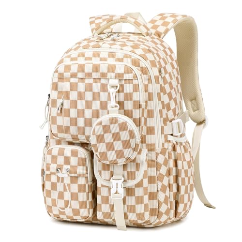 MOONBABY Girls School Backpack - Stylish Bookbag for Kids