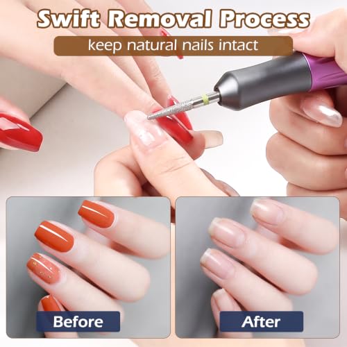 Professional Nail Drill Bits Set - 10 PCS for Acrylic & Gel Nails