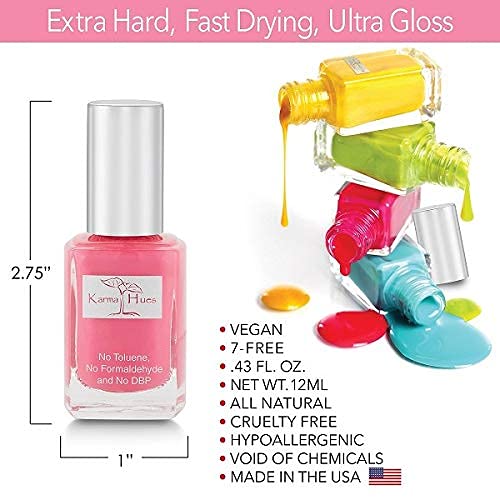 Karma Organic Beachy Chic Nail Polish - Non-Toxic, Vegan & Cruelty-Free