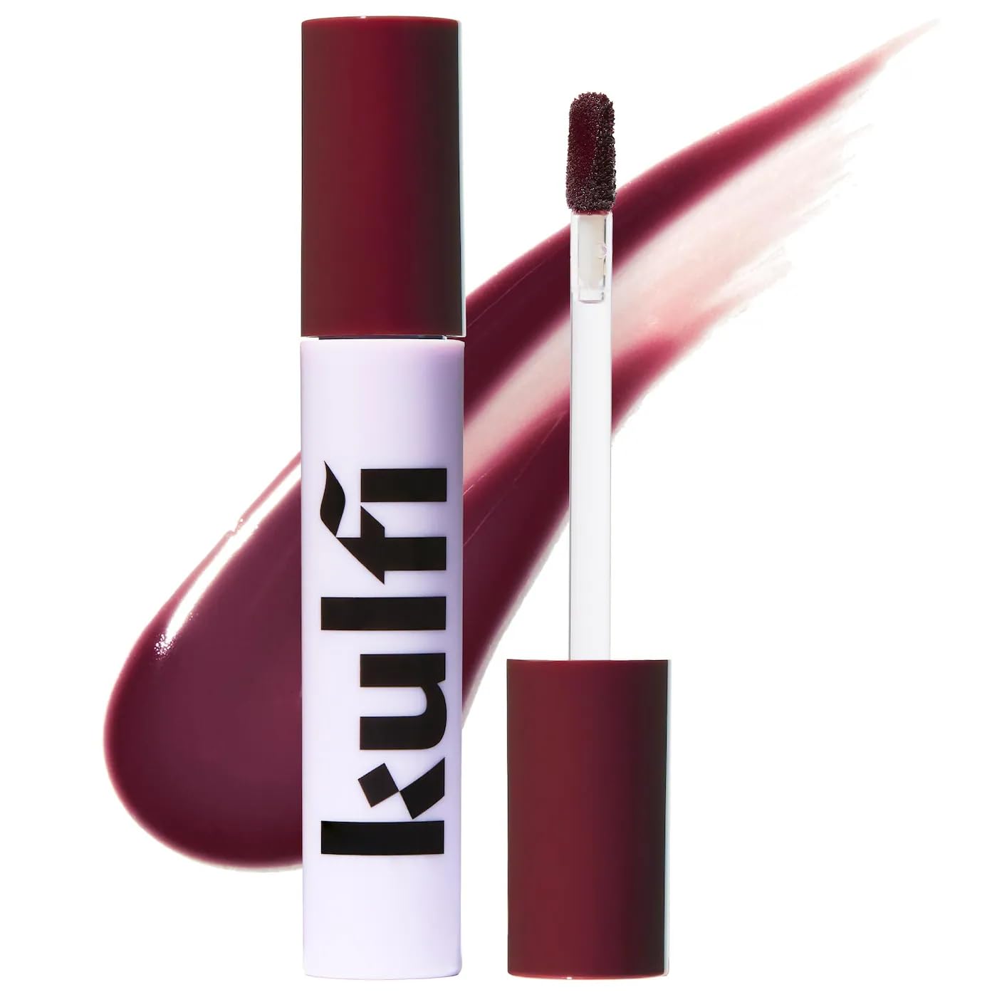 Lassi Lips Staining Lip Oil - Long-Lasting Moisturizing Tint | Deep Mauve Plum - 0.14 oz