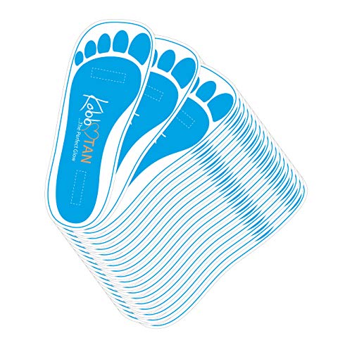 KOBBTAN 60 Pairs Disposable Spray Tan Feet Pads - Non-Slip Protection