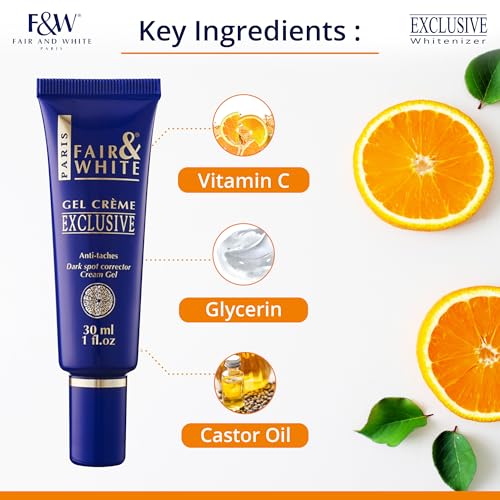 Fair & White Exclusive Brightening Gel Cream with Vitamin C - 30ml