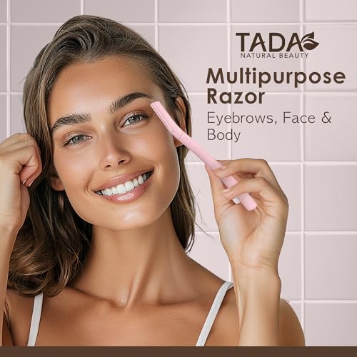 TADA Biodegradable Dermaplaning Tools 12-Pack – Green Face Razors