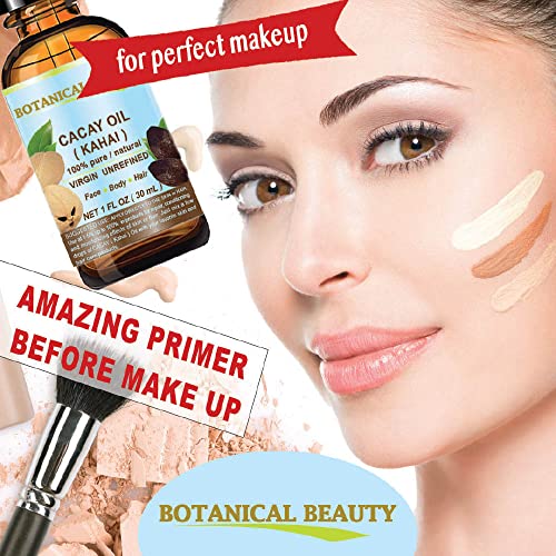 Botanical Beauty Cacay Oil 0.5 Fl Oz - Pure Anti-Aging Face & Skin Oil