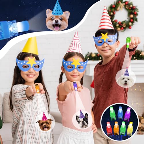 36 Pcs LED Dog Themed Finger Lights for Kids' Parties