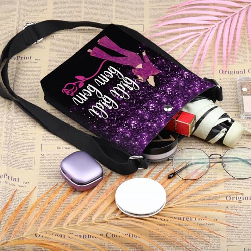 Singer Makeup Bag - Cotton Linen Zipper Pouch for Cosmetics and Travel