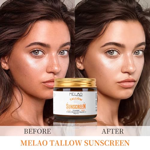 SPF 50 Beef Tallow Sunscreen for Face & Body - Natural Moisturizing Sun Block