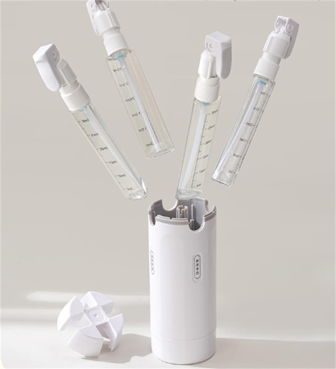 Pourpod 4-in-1 Travel Bottle - Versatile Green Design for On-the-Go Hydration