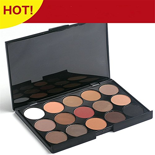 Pure Vie 15 Colors Eyeshadow Palette - Matte, Shimmer & Metallic Eye Makeup Set