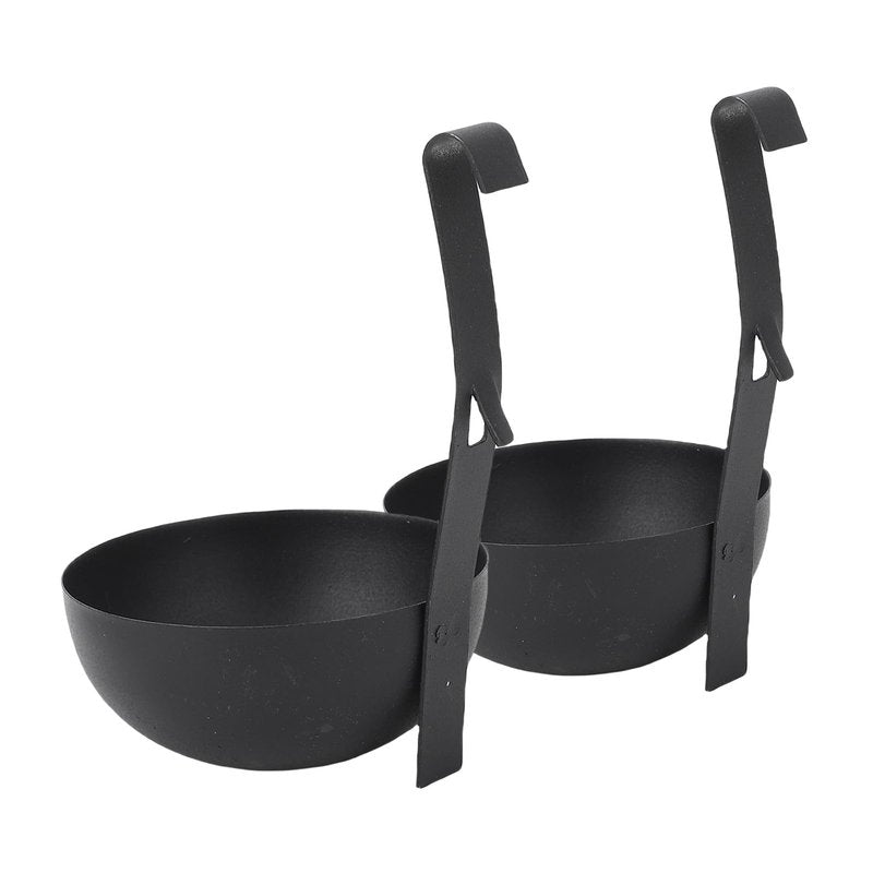 2-Piece Stainless Steel Egg Poacher Set – Nonstick Poached Egg Cups for Stovetop or Microwave, Easy-Clean, Rust- Egg Cooker for Perfect Breakfast Every Time