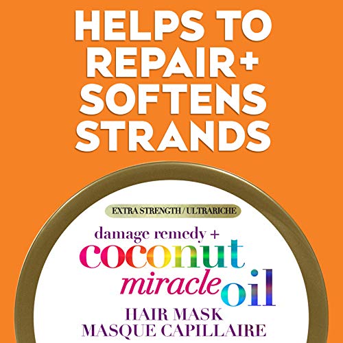 OGX Coconut Miracle Oil Hair Mask - Extra Strength Damage Remedy, 6 oz