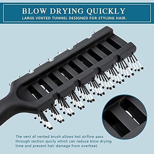 Adulahi Speed Dry Vent Hair Brush for All Hair Types