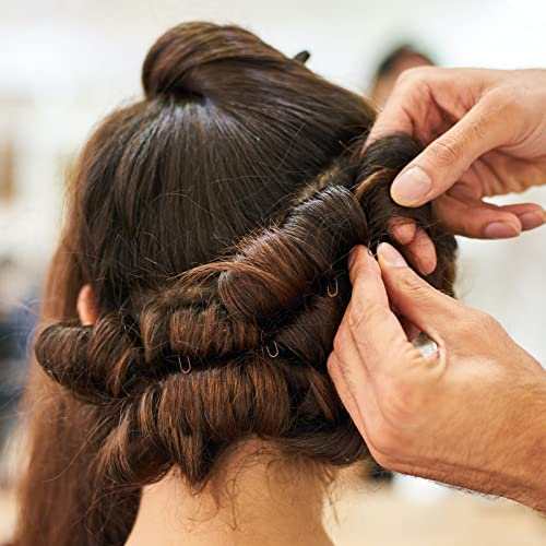 300 Brown U-Shaped Hair Pins for Ballet Styles - 5cm