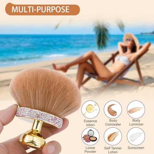 UNIMEIX Gold Extra Large Body Makeup Brush for Self Tanner