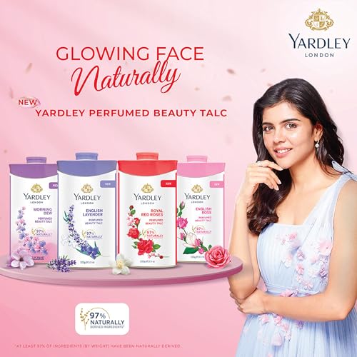 Yardley London Royal Red Roses Perfumed Beauty Talc 100g