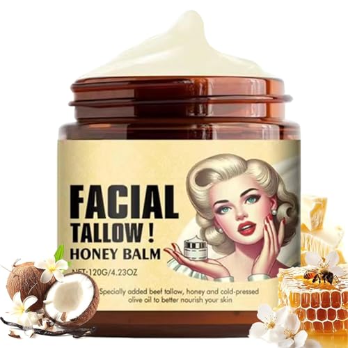 Whipped Tallow Honey Balm - Natural Moisturizer 4.02 Fl Oz