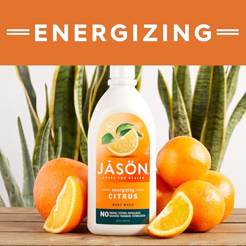 JASON Citrus Energizing Body Wash with Vitamin E, 30 oz
