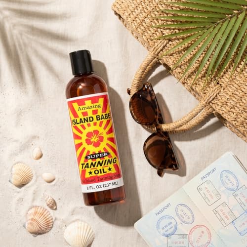 Island Babe Tanning Oil – 8 oz Fast-Absorbing Moisturizing Oil