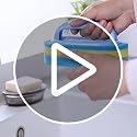 Koksi 2-Piece All-Purpose Cleaning Brush Set with Ergonomic Handle