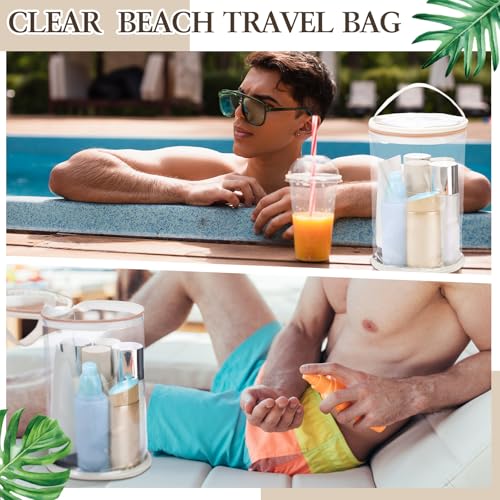 Sanwuta Clear Lotion Bag - White Makeup & Toiletry Organizer