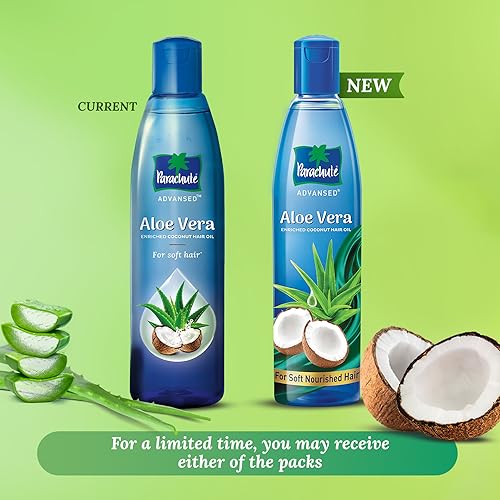 Parachute Advansed Aloe Vera Coconut Hair Oil 250ml with 75ml Free - 11 Fl Oz