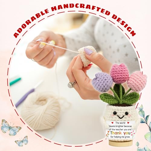 Crochet Flower Doll for Teacher Appreciation - Heartfelt Gift