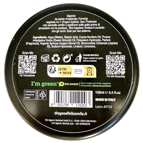 Sea Citrus Shaving Soap - 3.5 Ounce | The Goodfellas' Smile