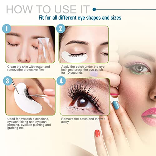 C. ARTIST 100% Natural Eyelash Extension Under Eye Gel Patches Kit Collagen Aloe Vera